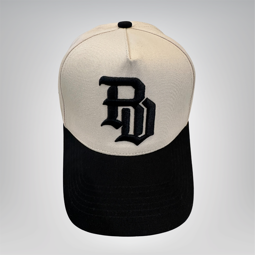 REIR DETROIT BASEBALL CAP - BLACK/OFFWHITE