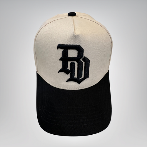 REIR DETROIT BASEBALL CAP - BLACK/OFFWHITE