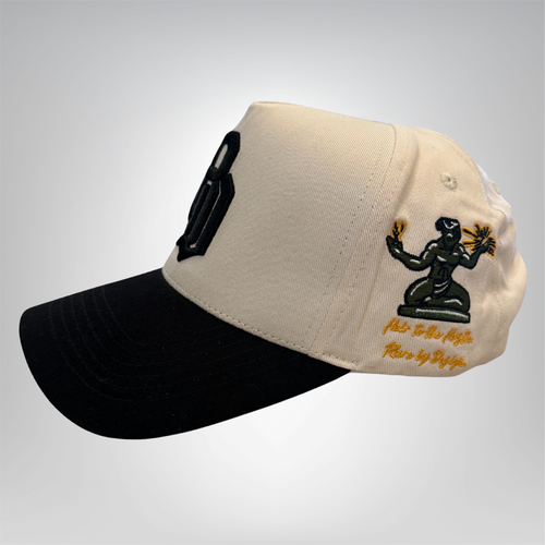 REIR DETROIT BASEBALL CAP - BLACK/OFFWHITE